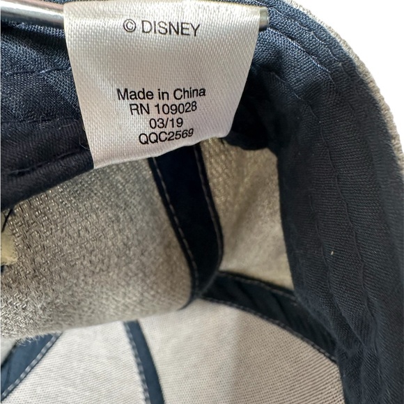 Disney- Men's Navy/Grey- Stich- Embroidered Flat bill Snapback Cap- OS - Picture 12 of 12
